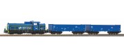 Garnitura cu SM42 si tren marfa PKP - H0 PIKO 97937.tren